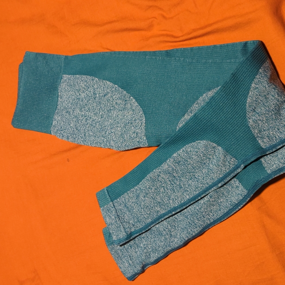 Teal leggings